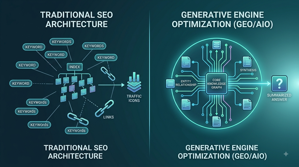 Traditional SEO vs. GEO